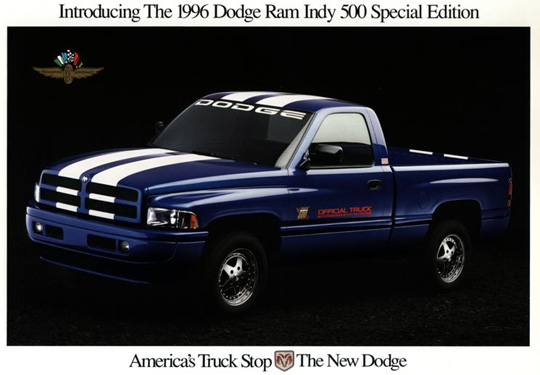 1996 Dodge Ram Indy 500 Special Edition