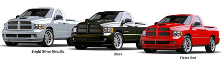 2005 Dodge Ram SRT-10 Regular Cab - Colors